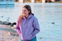 Hoodie "Technische Hochschule Deggendorf" in lillac Hoodie "Technische Hochschule Deggendorf" in lillac