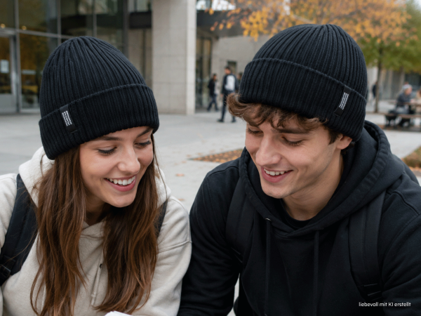 Mütze THD, Unisex, schwarz