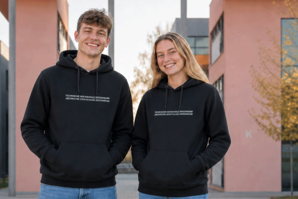 Hoodie "THD | DIT" Unisex, schwarz
