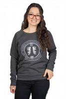 Sweatshirt women with DIT signet graphite Sweatshirt women with DIT signet graphite