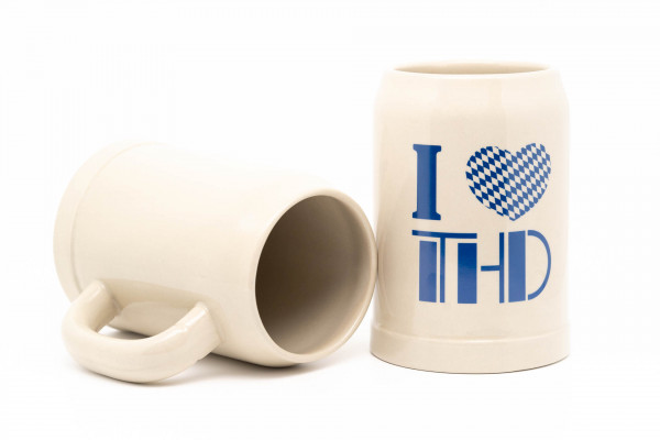 Bierkrug "I love THD"