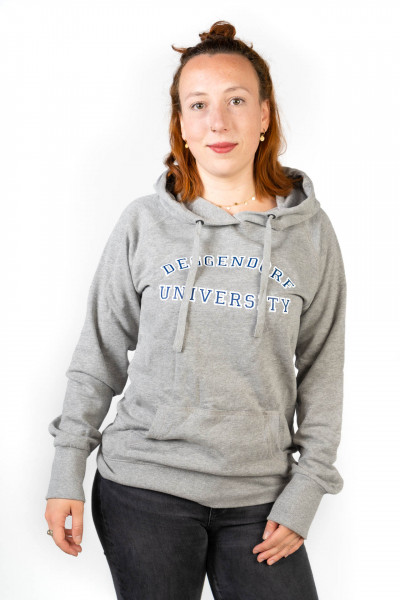 Hoodie “Deggendorf University” Women Grey